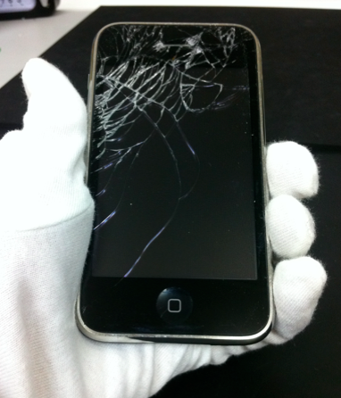 3GS ガラス割れ