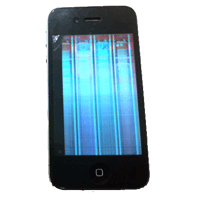 iPhone4S液晶表示不良